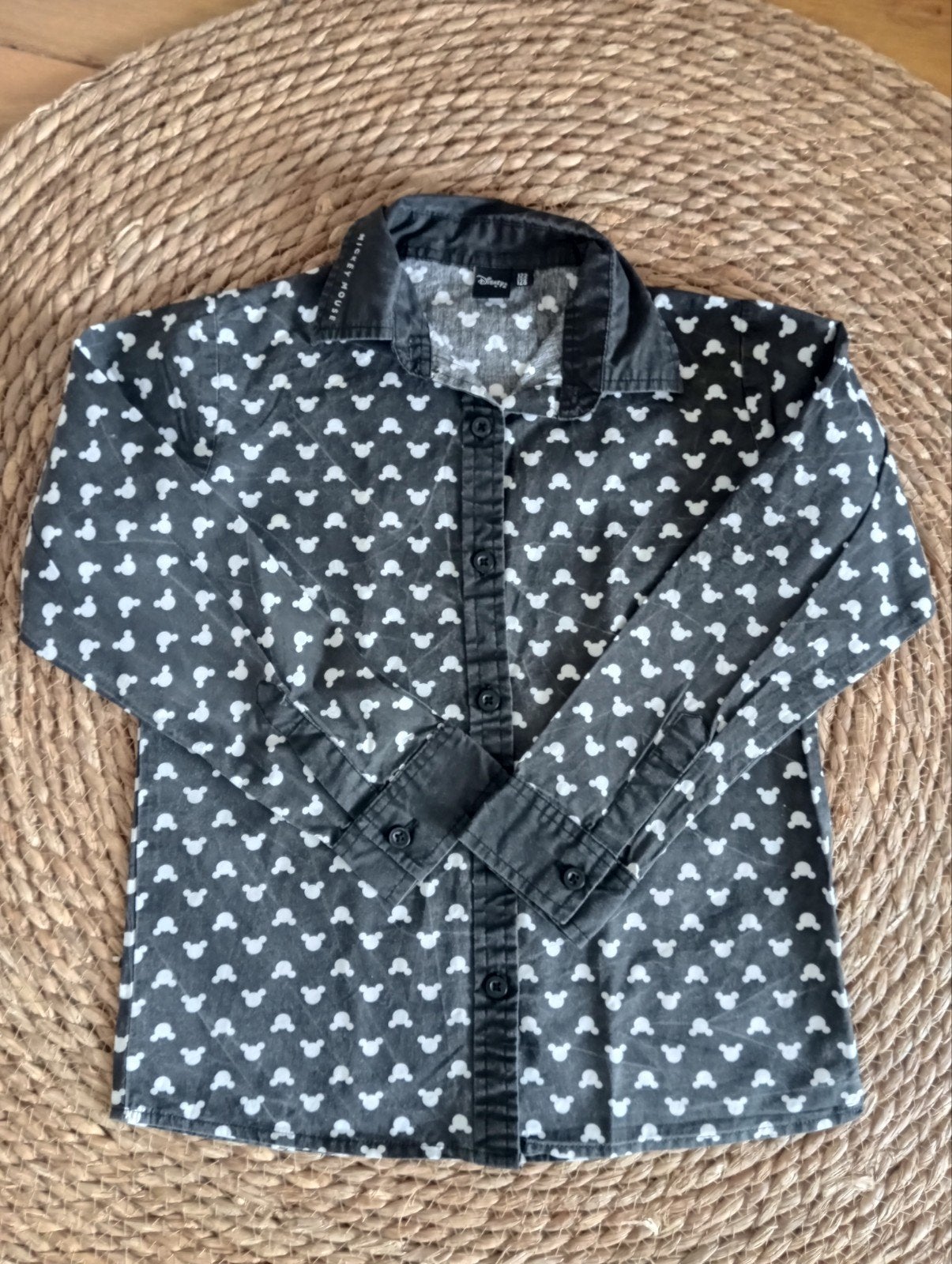Mickey Mouse Blouse | Maat 122/128, Ophalen of Verzenden, Disney, Jongen, Overhemd of Blouse