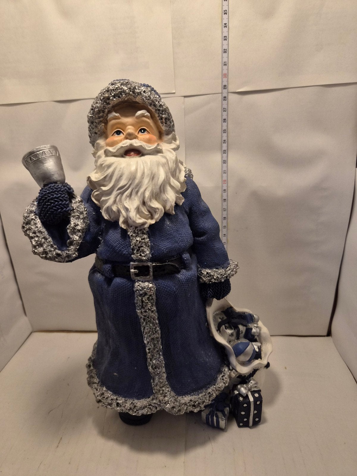 kerstman met bel en cadeaus, Diversen, Ophalen of Verzenden, Gebruikt