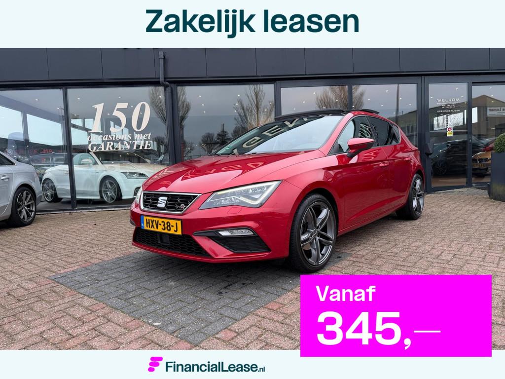 Seat LEON 1.5 TSI FR Ultimate Edition Black AUT|ACC|Pano|LED, 12 maanden, Euro 6, 4 cilinders, Bedrijf