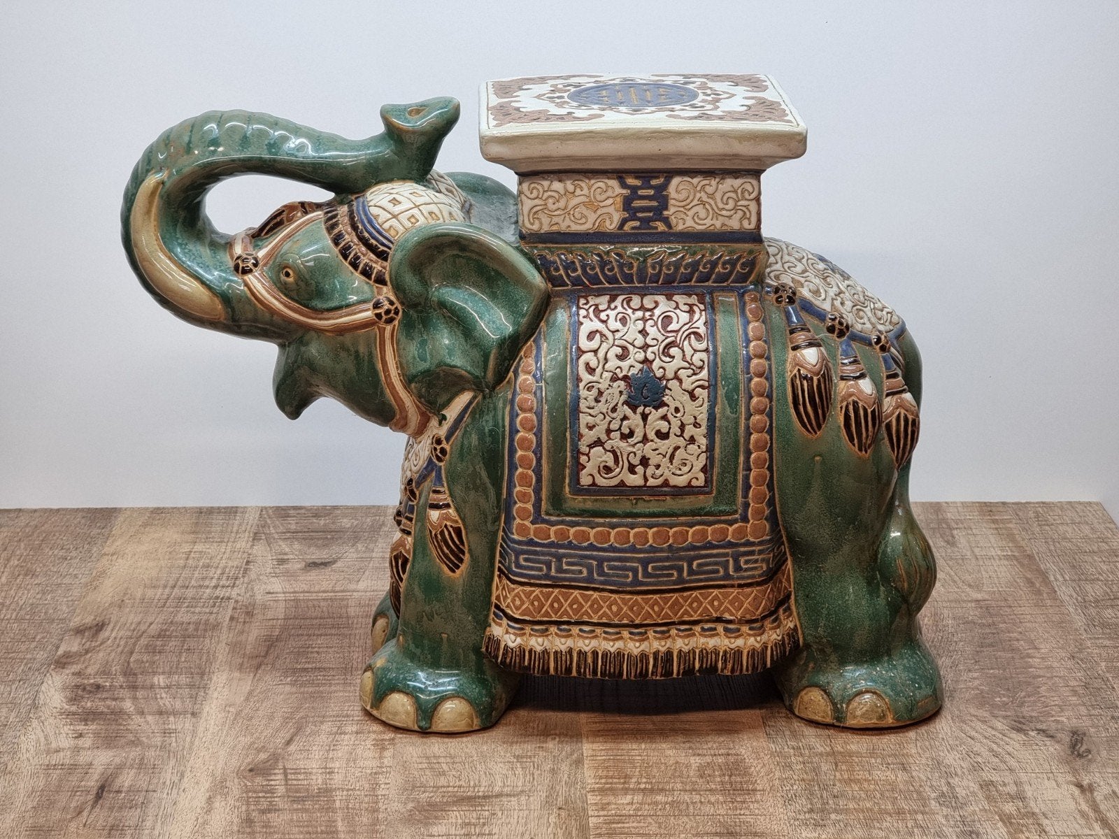 Vintage keramische olifant jaren 70 – China, Ophalen of Verzenden