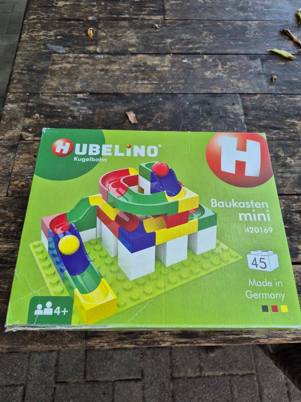 Hubelino knikkerbaan bouwset - Zo goed als nieuw, Ophalen, Gebruikt