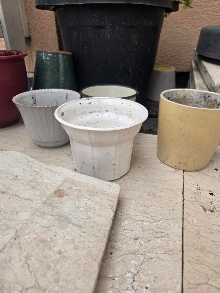 Diverse plantenpotten, Ophalen, Rond, Binnen, Aardewerk
