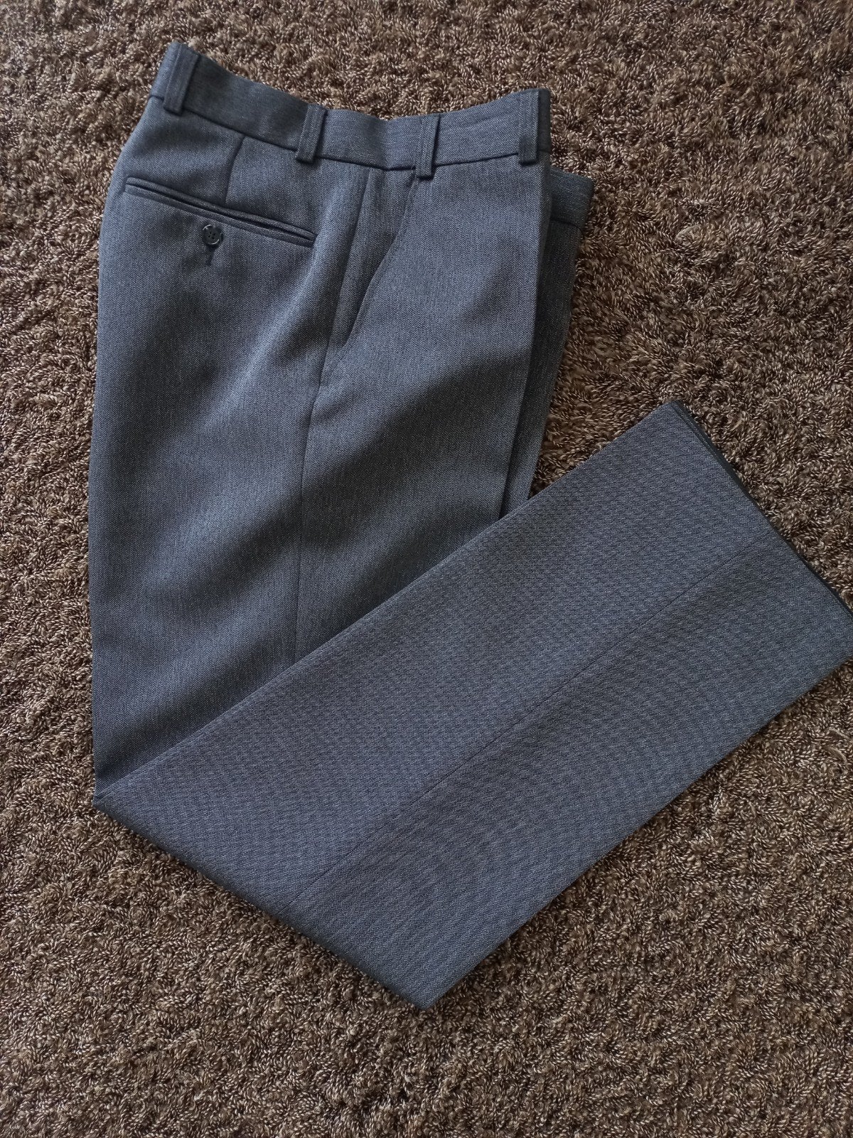 Donkergrijze pantalon in maat 48., Ophalen of Verzenden, Zo goed als nieuw, Maat 48/50 (M), Grijs