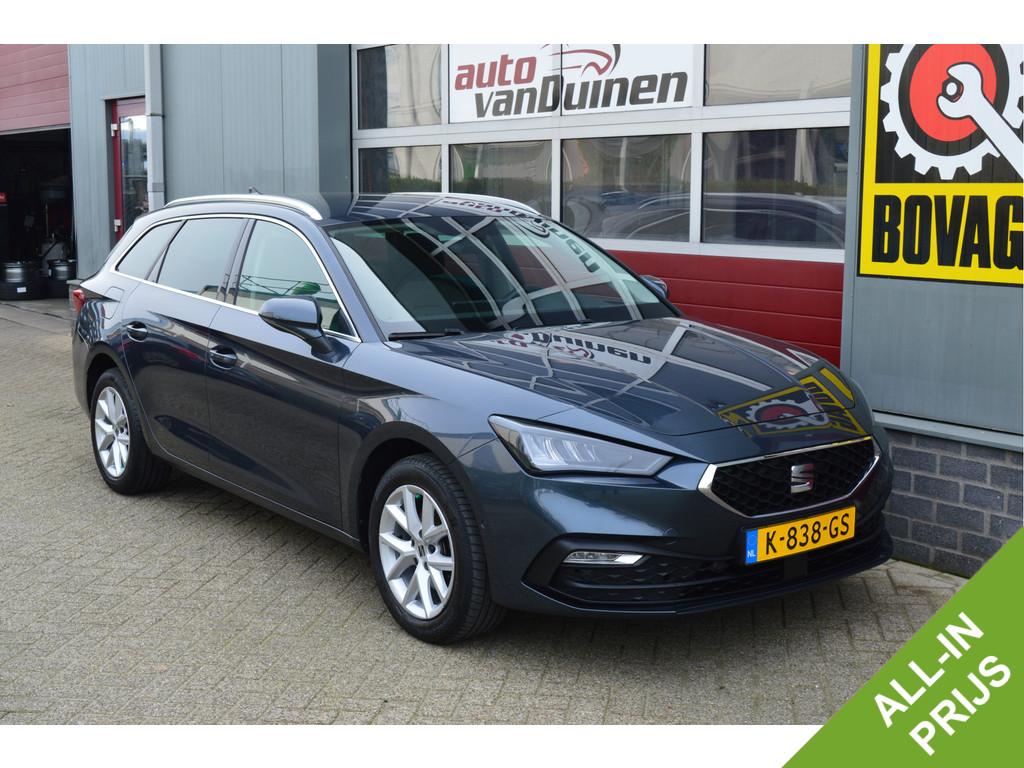 SEAT Leon Sportstourer 1.5 eTSI Style Launch Edition O.a: Ca, Stof, 4 cilinders, Leon, 163 pk