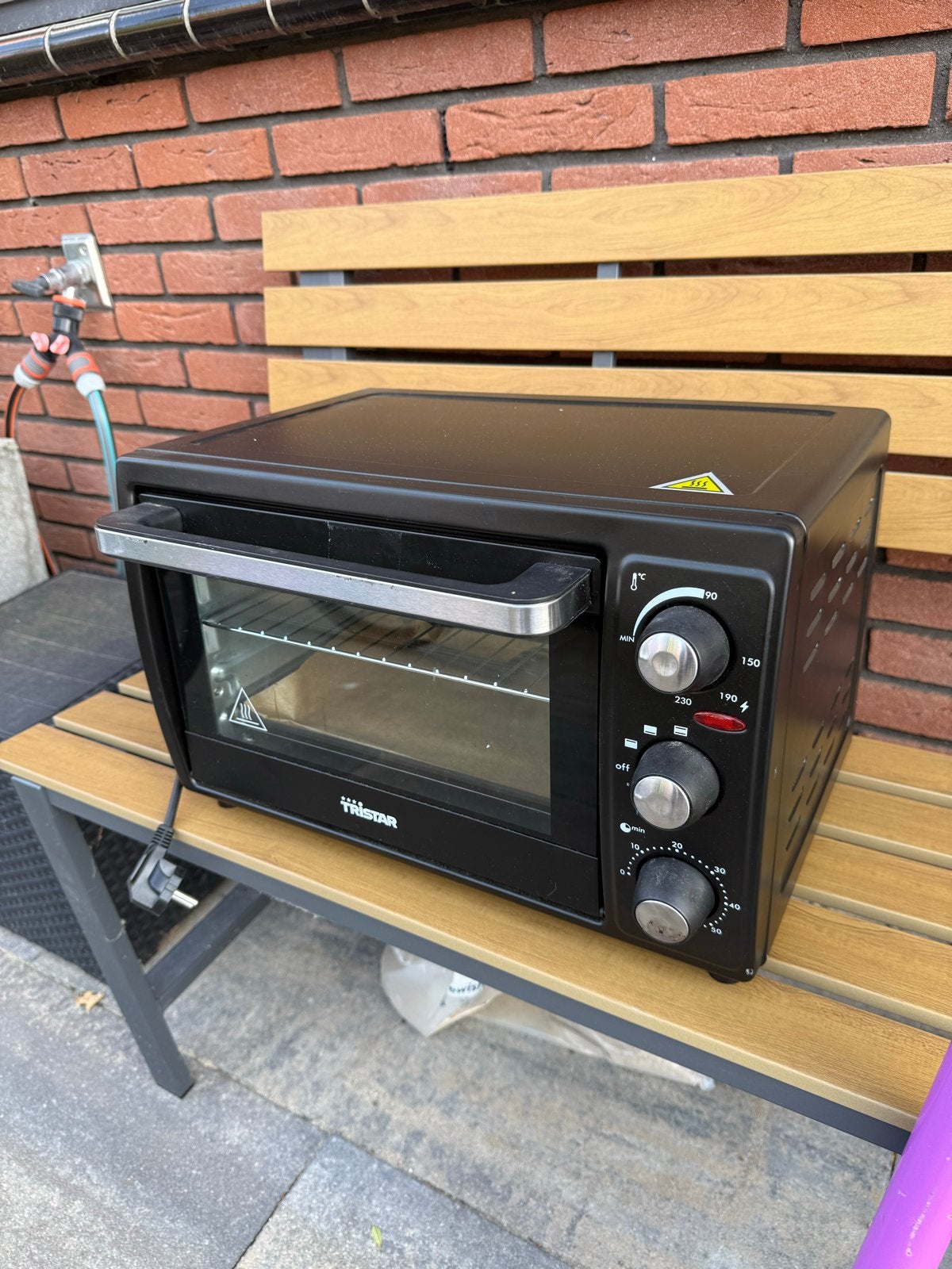 Tristar Campingoven - Compacte Oven voor onderweg, Ophalen, Minder dan 45 cm, Tristar, Gebruikt