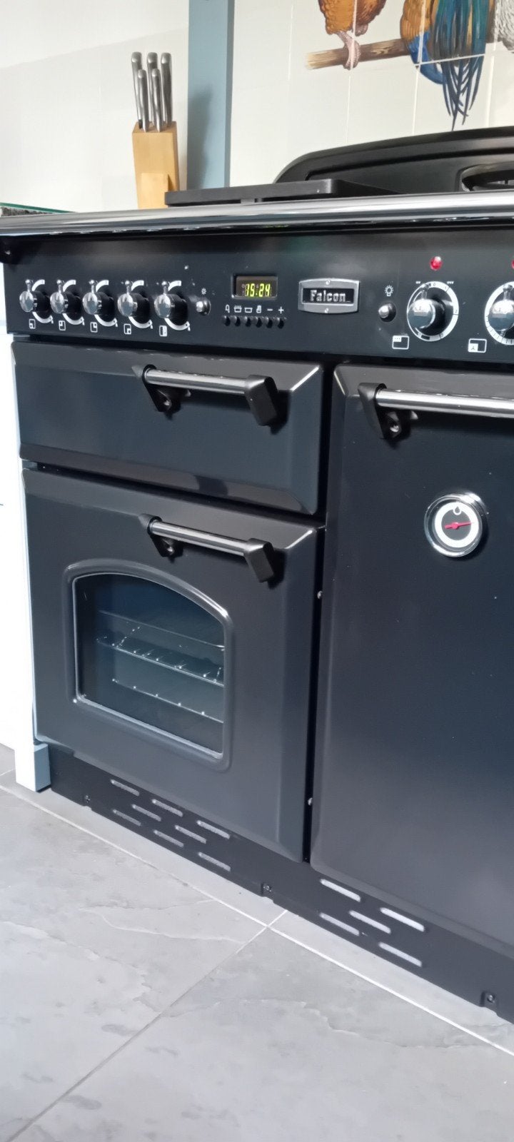 Falcon Classic gasfornuis 90 cm breed, 60 cm diep, 90 hoog., 60 cm of meer, Ophalen of Verzenden, Zo goed als nieuw, Gas