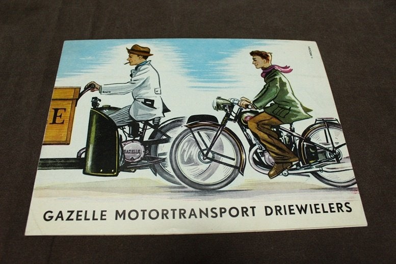 Gazelle motortransport driewielers  1940 ?  / 1950 ?, Ophalen of Verzenden, Overige merken