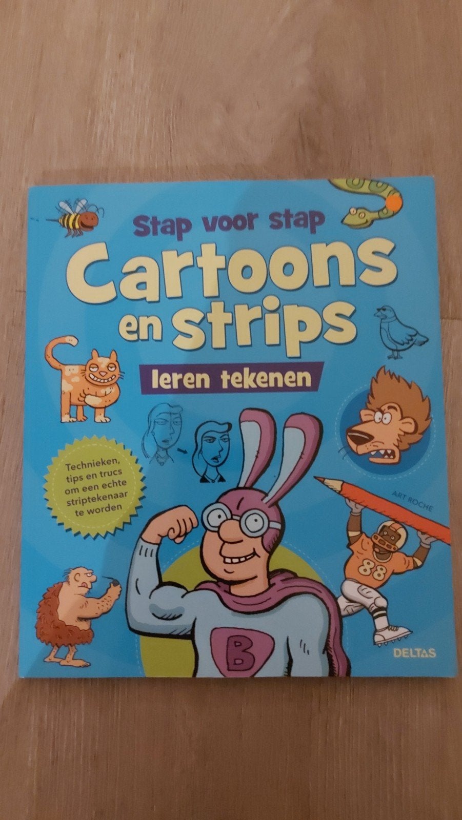 Stap voor stap cartoons en strips leren tekenen, Boeken, Ophalen of Verzenden, Zo goed als nieuw, Schilder- en Tekenkunst, Art Roche