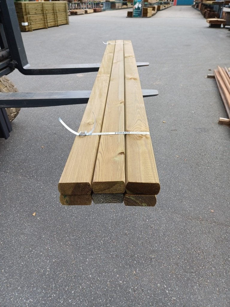 Ligger 45x95mm groen geïmpregneerd 270cm nr. 784, Ophalen, Nieuw, 250 cm of meer, Palen
