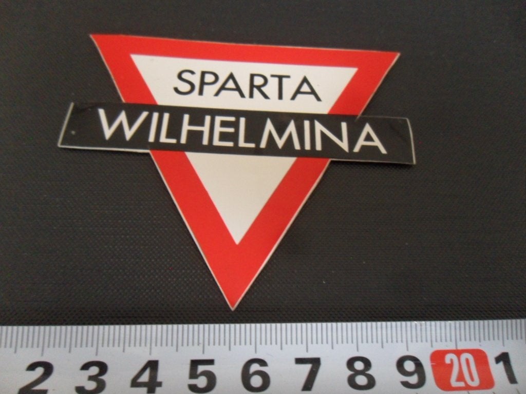 sticker SPARTA  WILHELMINA, Ophalen of Verzenden, Zo goed als nieuw