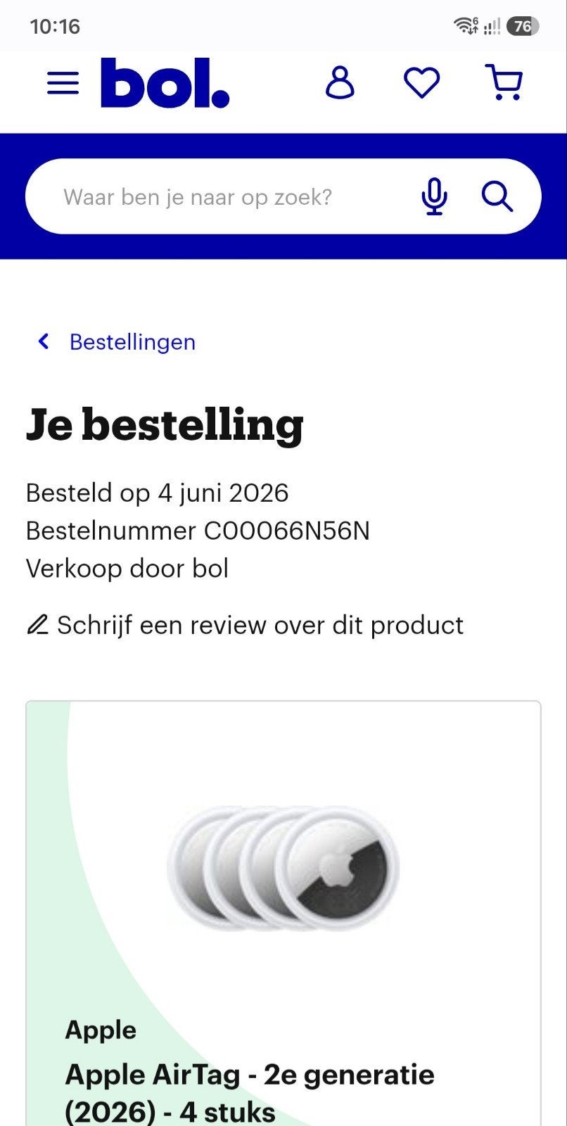 AirTag 2e generatie met waterdichte AirTag-Sleutelhanger, Telecommunicatie, Mobiele telefoons | Toebehoren en Onderdelen, Nieuw
