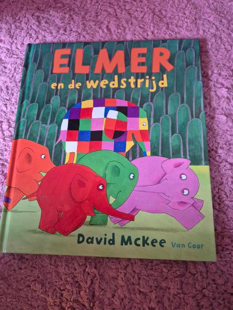 Elmer en de wedstrijd - David McKee (Kinderboek), Ophalen of Verzenden, Zo goed als nieuw, David McKee, Fictie algemeen