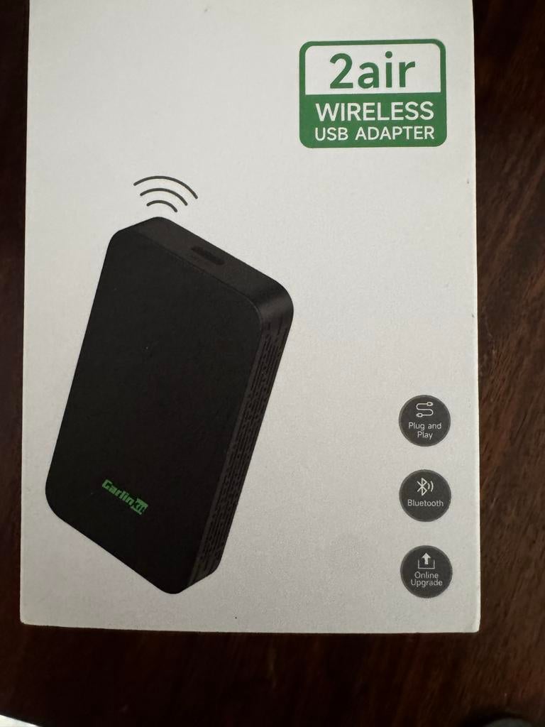 CarlinKit 2air Wireless USB Adapter - Nieuw, Auto diversen, Auto-accessoires, Ophalen of Verzenden, Nieuw