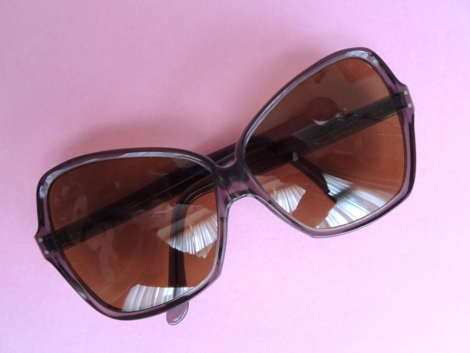 Vintage 60s 70s Dick Holthaus dutch design zonnebril catseye, Overige merken, Zonnebril, Verzenden, Zo goed als nieuw