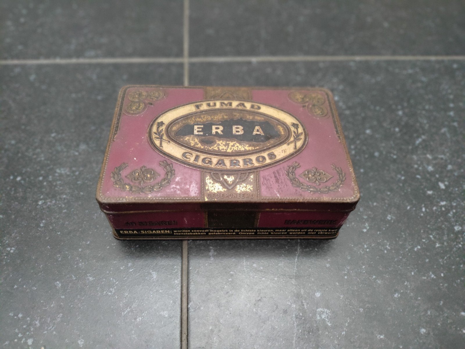 Erba,sigaren,60 stuks,Fumad,paars,rookwaar,deksel,, Ophalen of Verzenden, Gebruikt, Overige