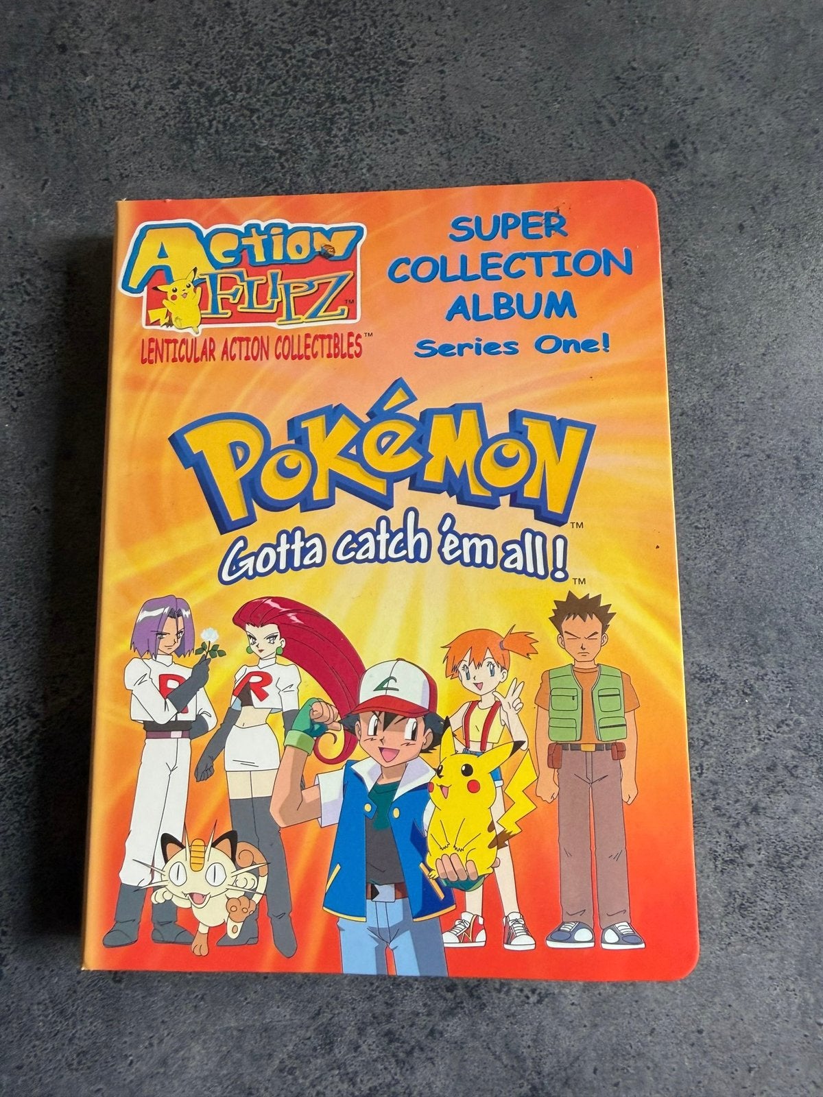 Pokémon Action Flipz Series One 1999 51 flips incl album, Ophalen of Verzenden, Zo goed als nieuw, Speelkaart(en)