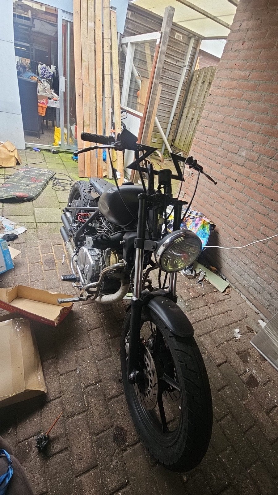 yamaha virago xv 750 ( bobber), Ophalen