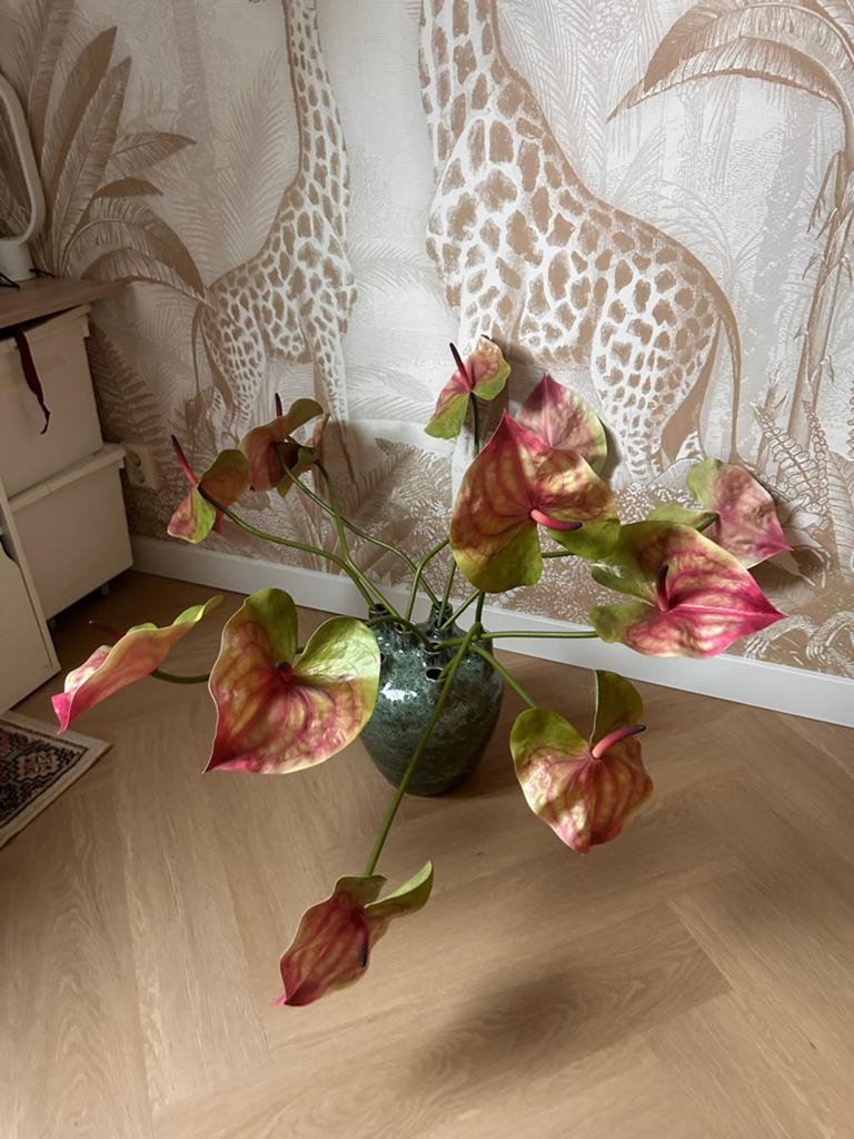 Prachtig Anthurium boeket van Silk-ka, Binnen, Silk-ka, Nieuw, Textiel