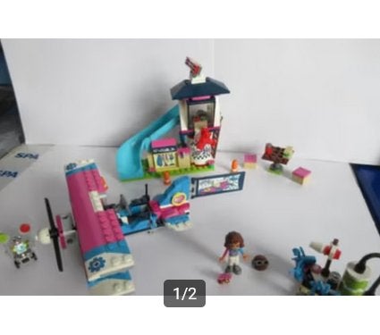 Friends set 41343 Heartlake City Airplane, Ophalen of Verzenden, Zo goed als nieuw, Complete set, Lego