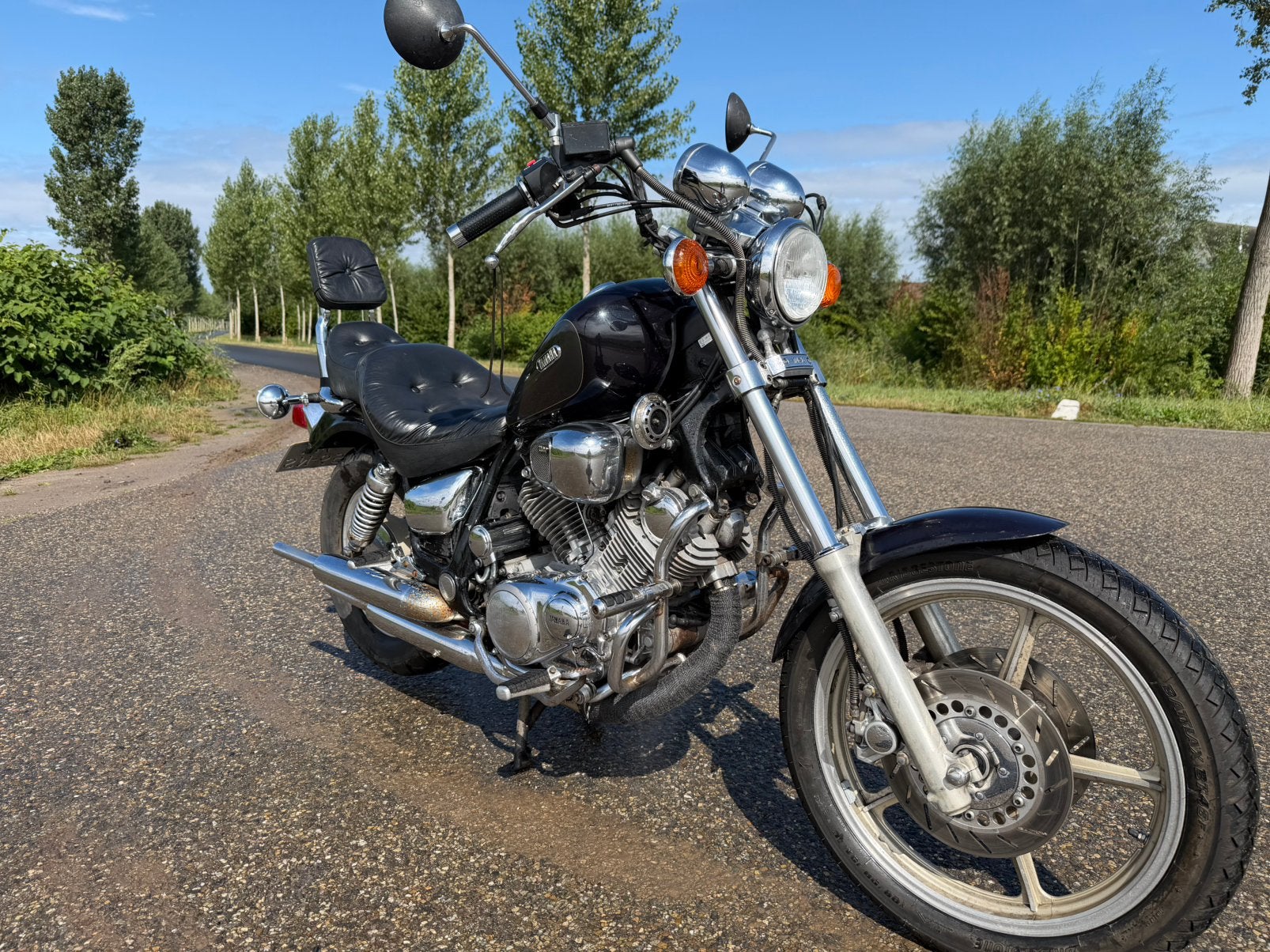 Yamaha Virago XV 1100 chopper, Cardan-aandrijving, 2 cilinders, Gebruikt, Particulier