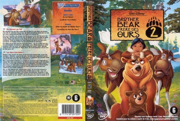 Brother Bear 2 DVD, Europees, Tekenfilm, Verzenden, Zo goed als nieuw