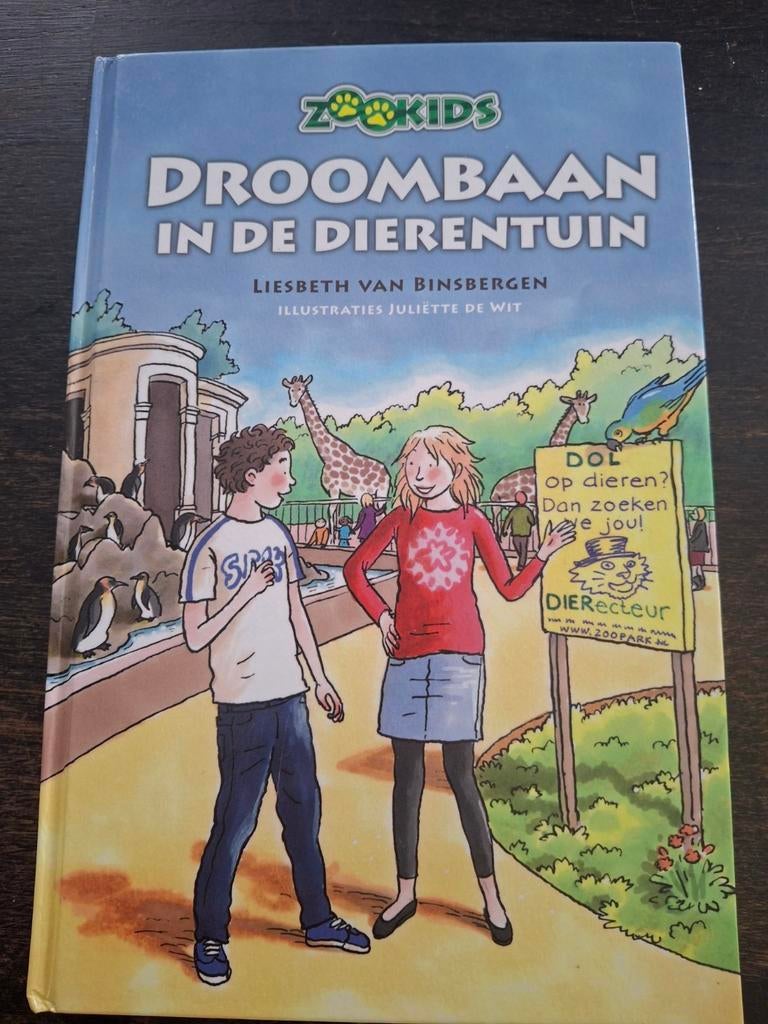 Liesbeth van Binsbergen - Droombaan in de dierentuin, Boeken, Ophalen of Verzenden, Zo goed als nieuw, Liesbeth van Binsbergen