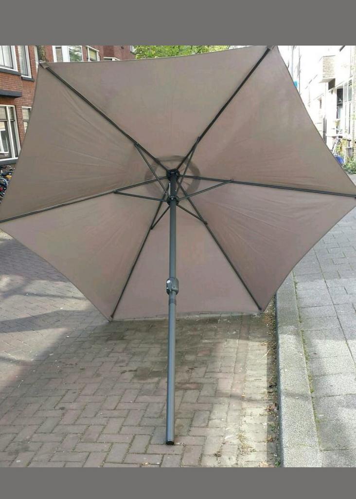 Nieuw parasol van drie meter is nog nieuw zit in de verpakki, Ophalen of Verzenden, Nieuw