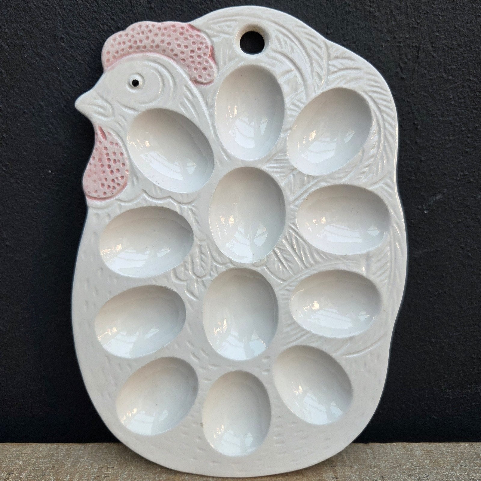 brocante aardewerk eierschaal, Antiek en Kunst, Ophalen of Verzenden