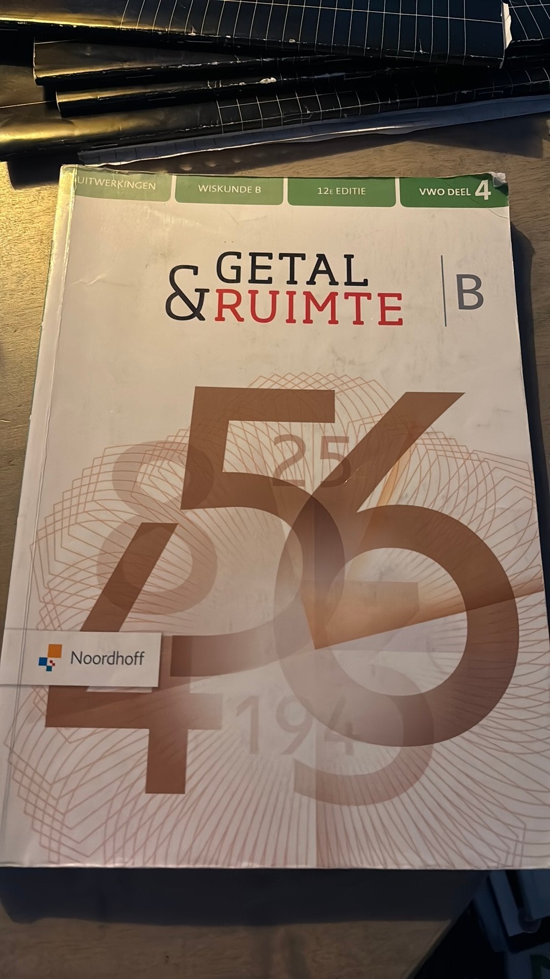 Getal&Ruimte VWO Wiskunde B uitwerkingen Deel 4 12e editie, Boeken, Ophalen of Verzenden, Zo goed als nieuw, Overige onderwerpen