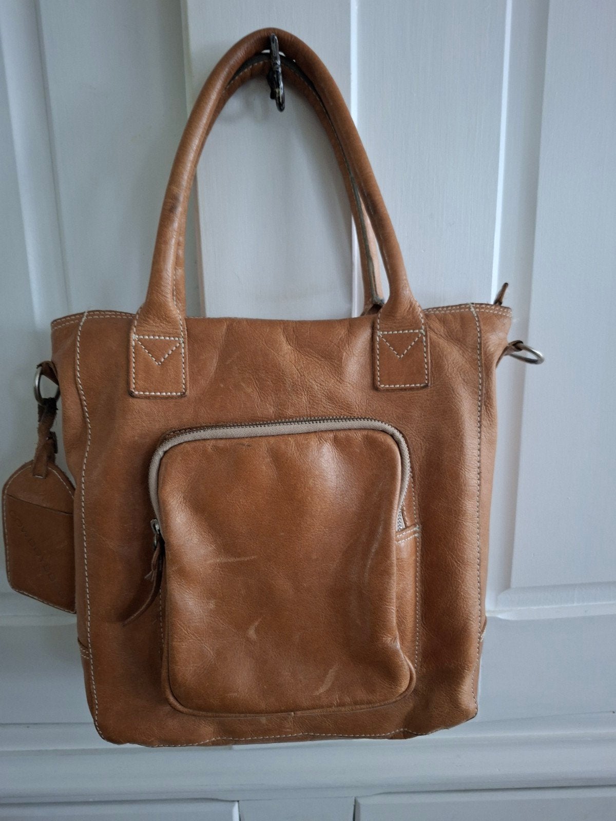 Cowboysbag Leren Handtas/Schoudertas - Stevig en Ruim, Sieraden, Tassen en Uiterlijk, Tassen | Damestassen, Ophalen of Verzenden