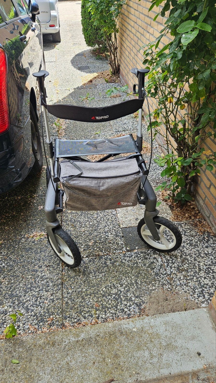 Rollator Topro Olympos off road incl rugsteun, Diversen, Ophalen of Verzenden