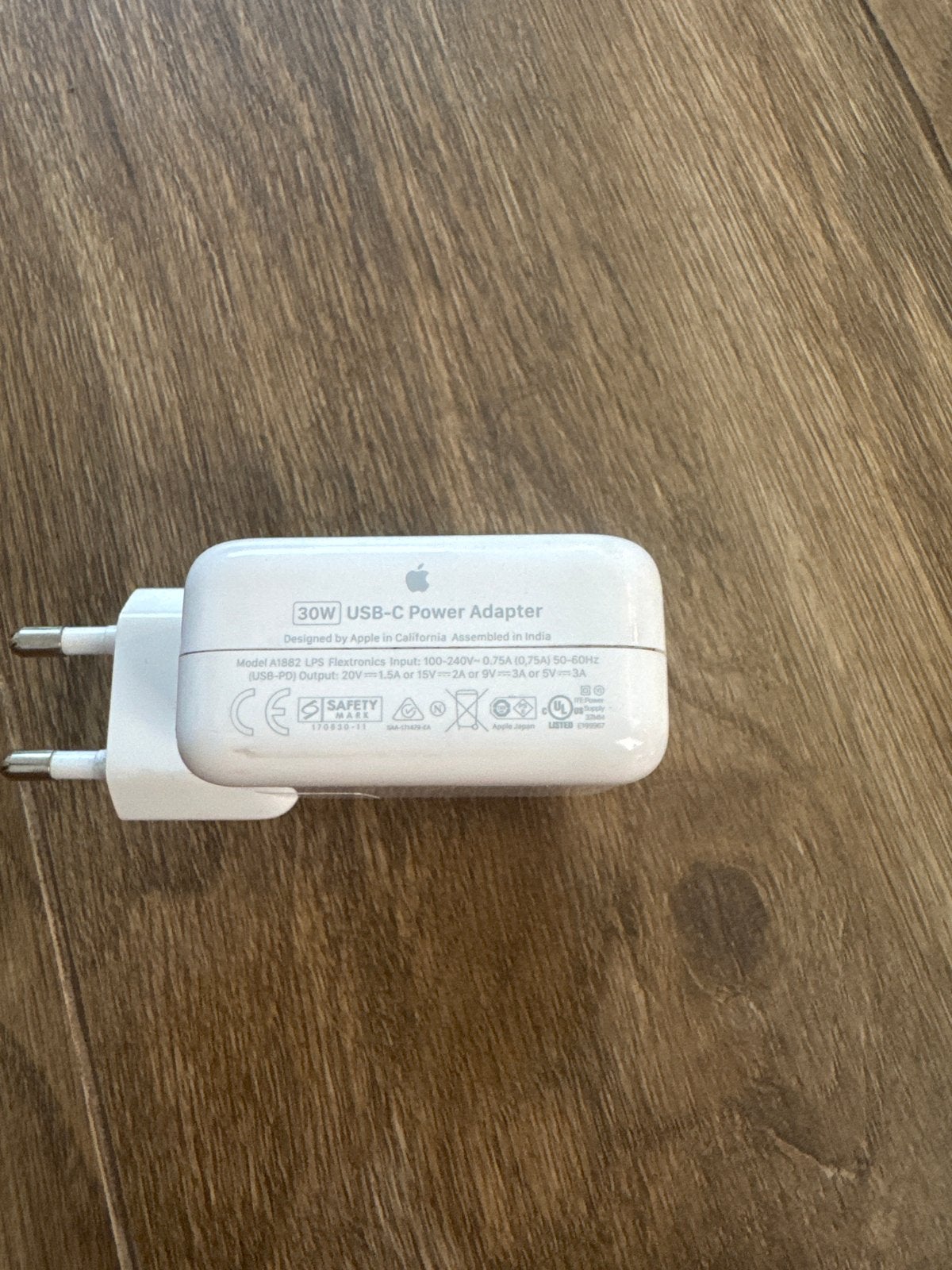 Apple 30W USB-C Power Adapter met Belkin USB-C kabel, USB-C, Verzenden, Adapter, Apple