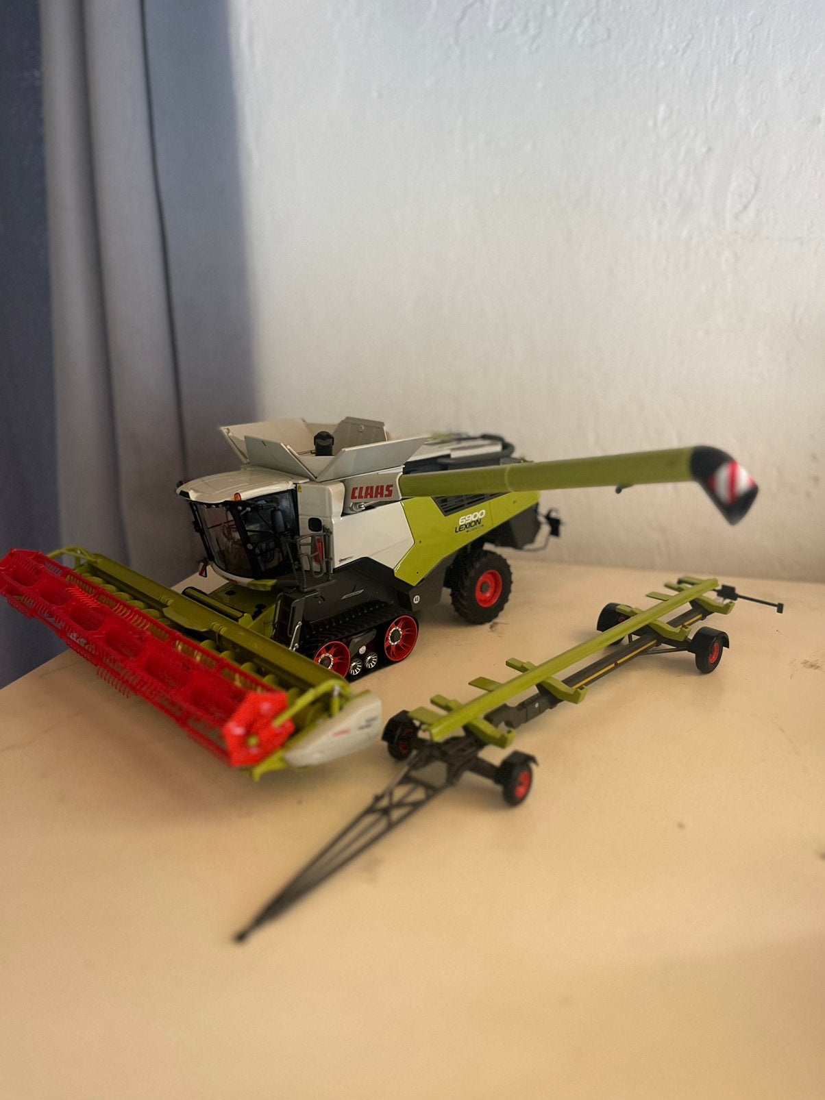 Marge models claas 6900 terra trac combine 1/32, Ophalen of Verzenden, Zo goed als nieuw, Tractor of Landbouw, Overige merken