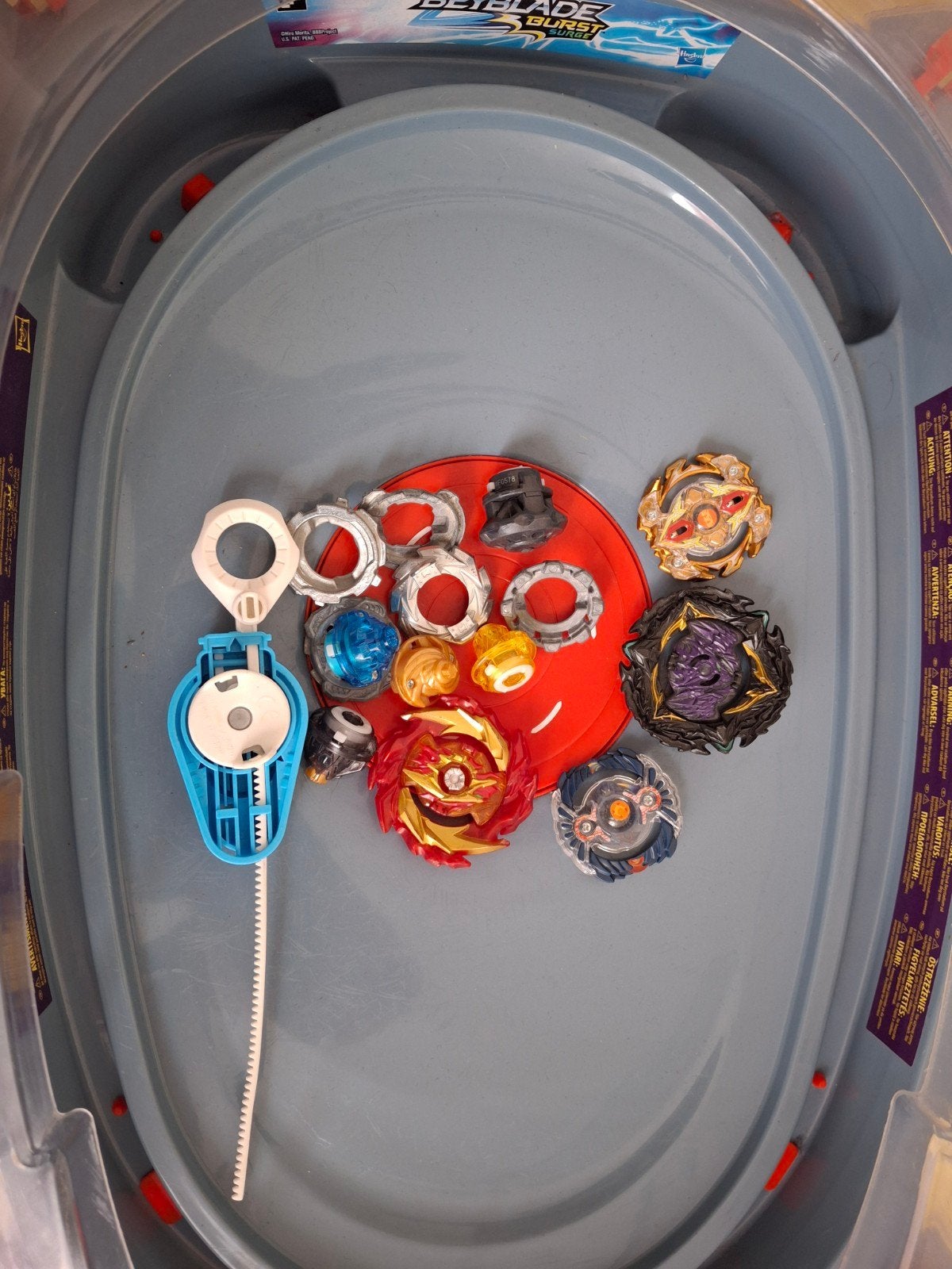 Beyblade Burst complete set met stadion en 1 launcher, Ophalen of Verzenden