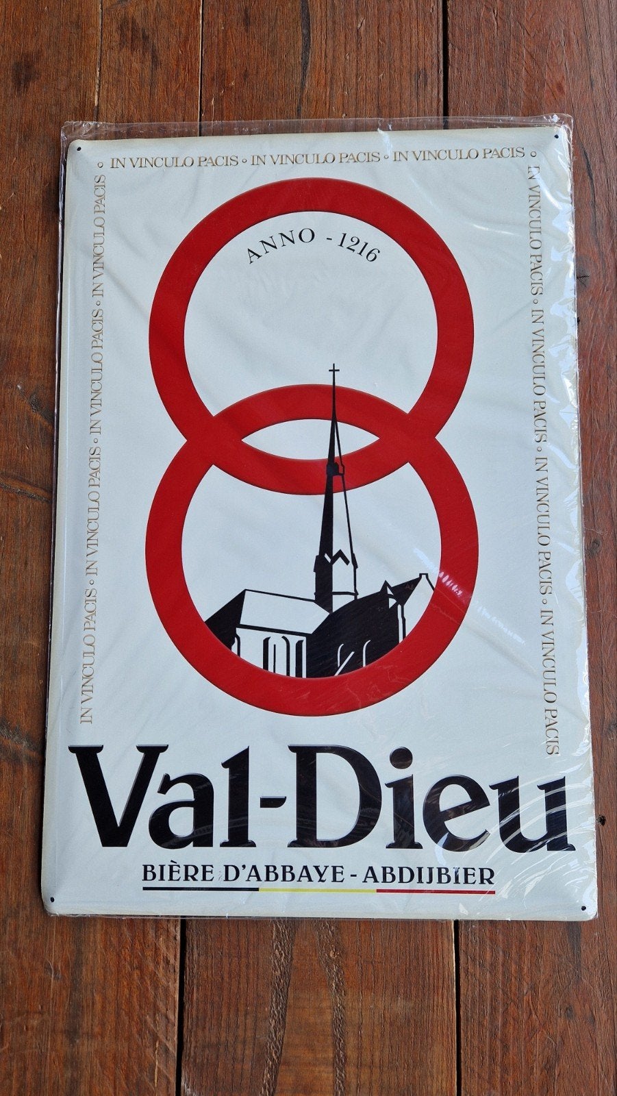 Val-Dieu Bier Reclamebord - Nieuw in verpakking, Ophalen of Verzenden, Nieuw, Reclamebord