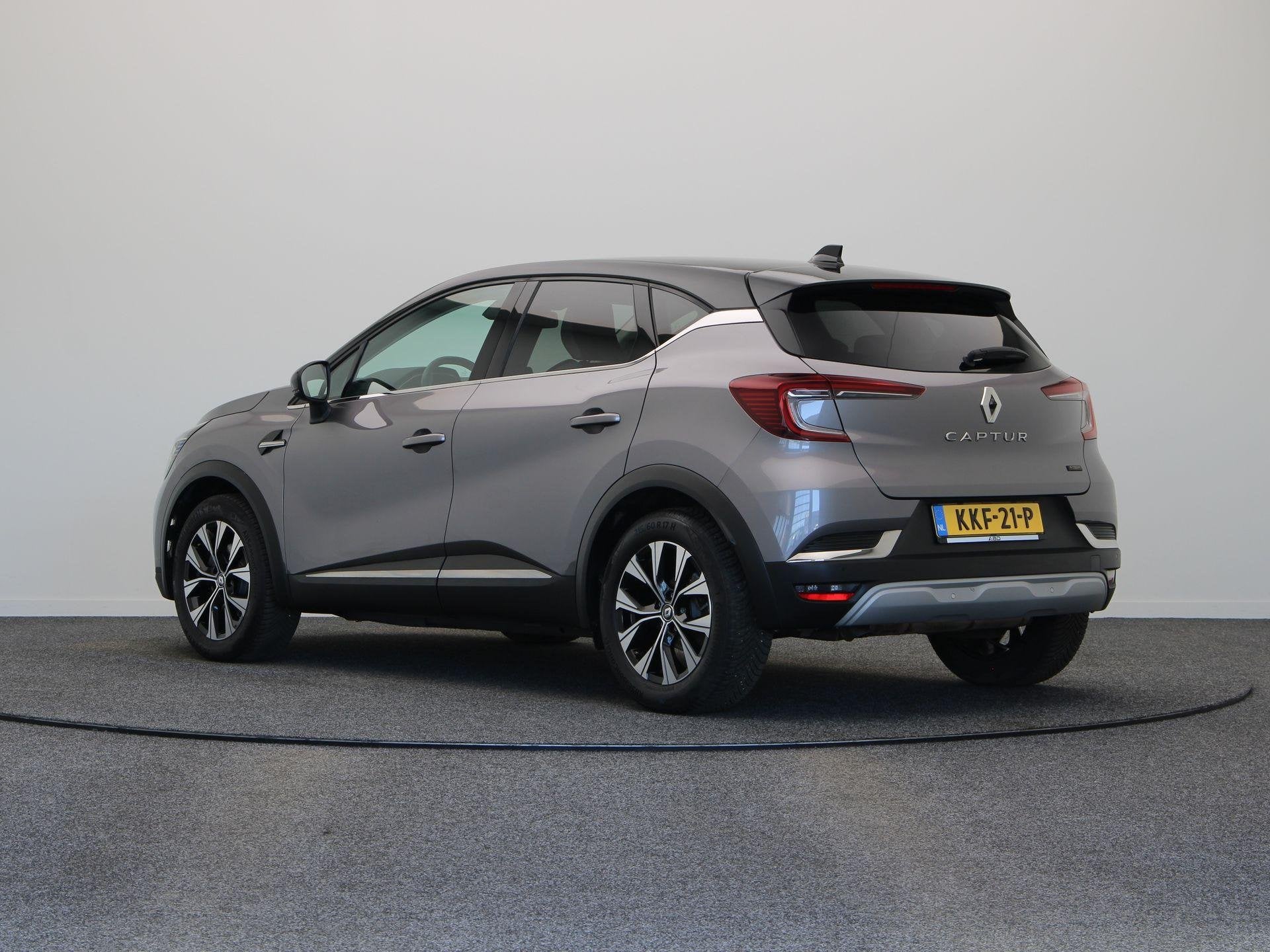 Renault Captur 1.6 E-Tech Hybrid 145 Techno | Automaat | Cli, Auto's, Gebruikt, 715 kg, Leder en Stof, Bedrijf