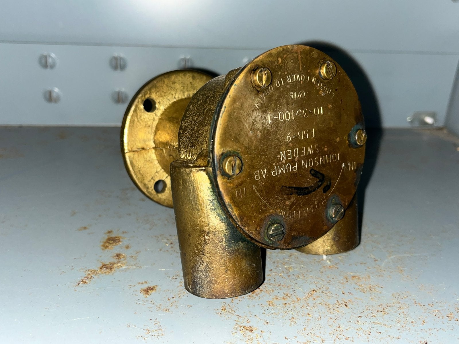 Gebruikte Johnson F5b-9 impellerpomp voor Mercedes OM636, Gebruikt, -, Johnson, Ophalen of Verzenden