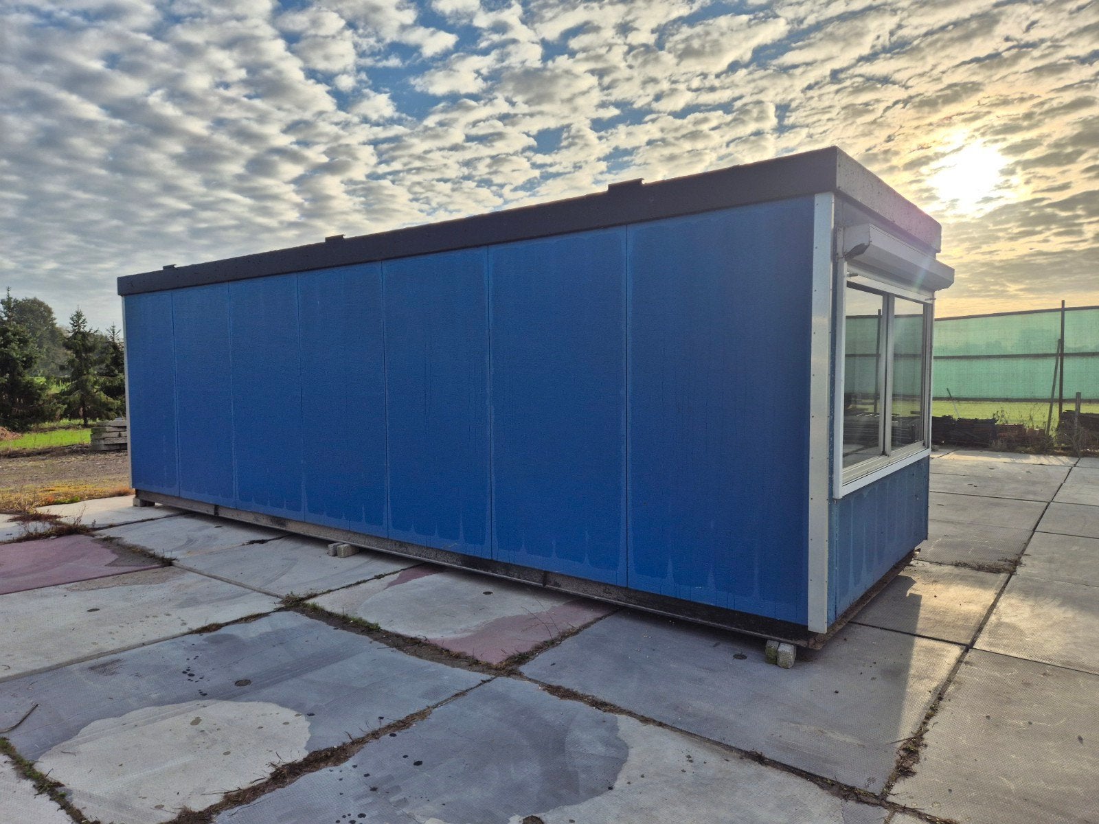 kantoorunit 2,9x8,6m woonunit bouwkeet container huisvesting, Ophalen