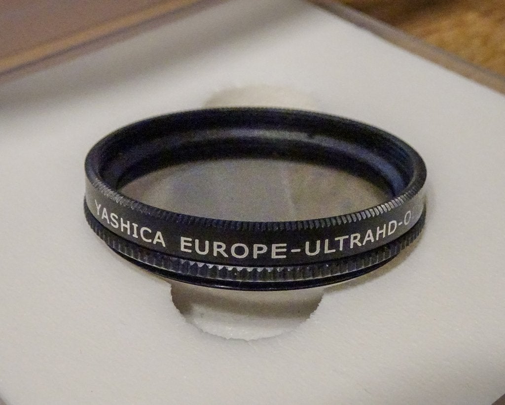Yashica UltraHD CPL filter 37mm (draaibaar), Ophalen of Verzenden, Gebruikt, Minder dan 50 mm, Polarisatiefilter