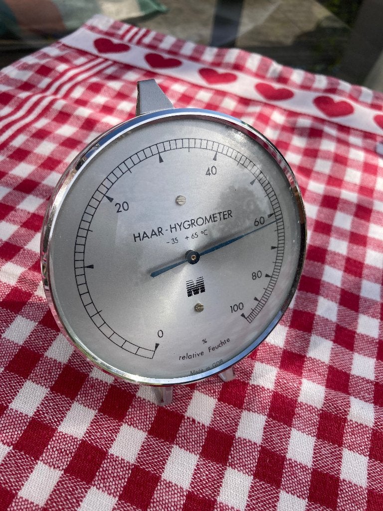 Fischer Haarhygrometer (bol glas), Ophalen of Verzenden, Zo goed als nieuw, Barometer