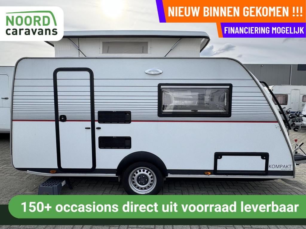 Kip KOMPAKT ADVENTURE 37Kk VLOERVER. LUIFEL, FIETSENDRAGER, Caravans en Kamperen, Caravans, Hordeur, Kip, Tot en met 2, Bedrijf