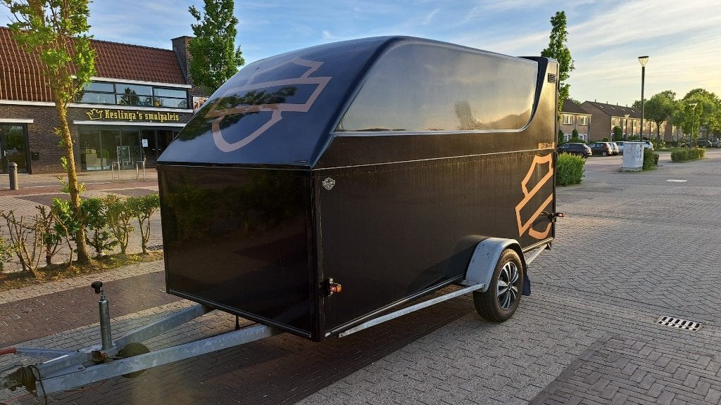 Super mooie zgan polyester (motor) trailer !!, Ophalen of Verzenden, Zo goed als nieuw