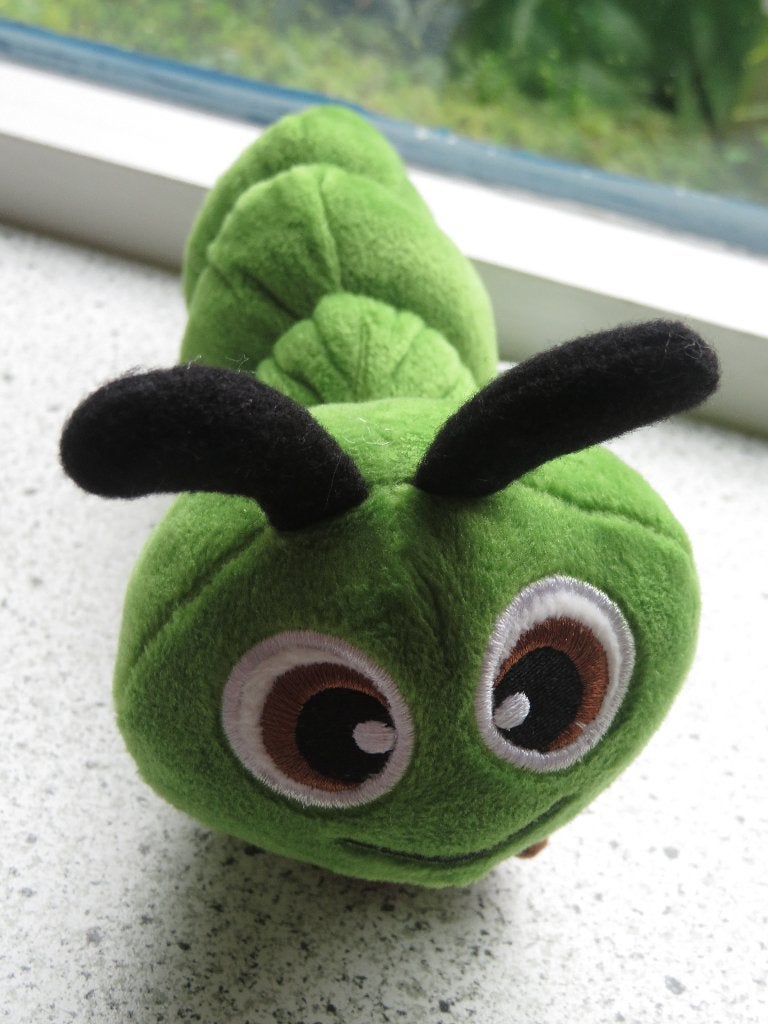 Groene rups met bruine voetjes van AH Albert Heijn Craze, Groen, Albert Heijn, Overige typen, Ophalen of Verzenden