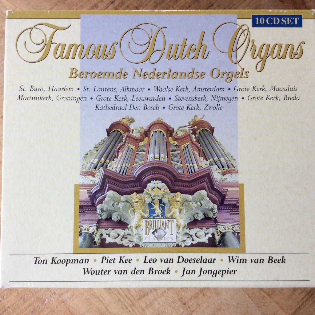 Orgel 10 cd-set. Beroemde Nederlandse Orgels, Boxset, Soloconcert, Ophalen of Verzenden, Zo goed als nieuw