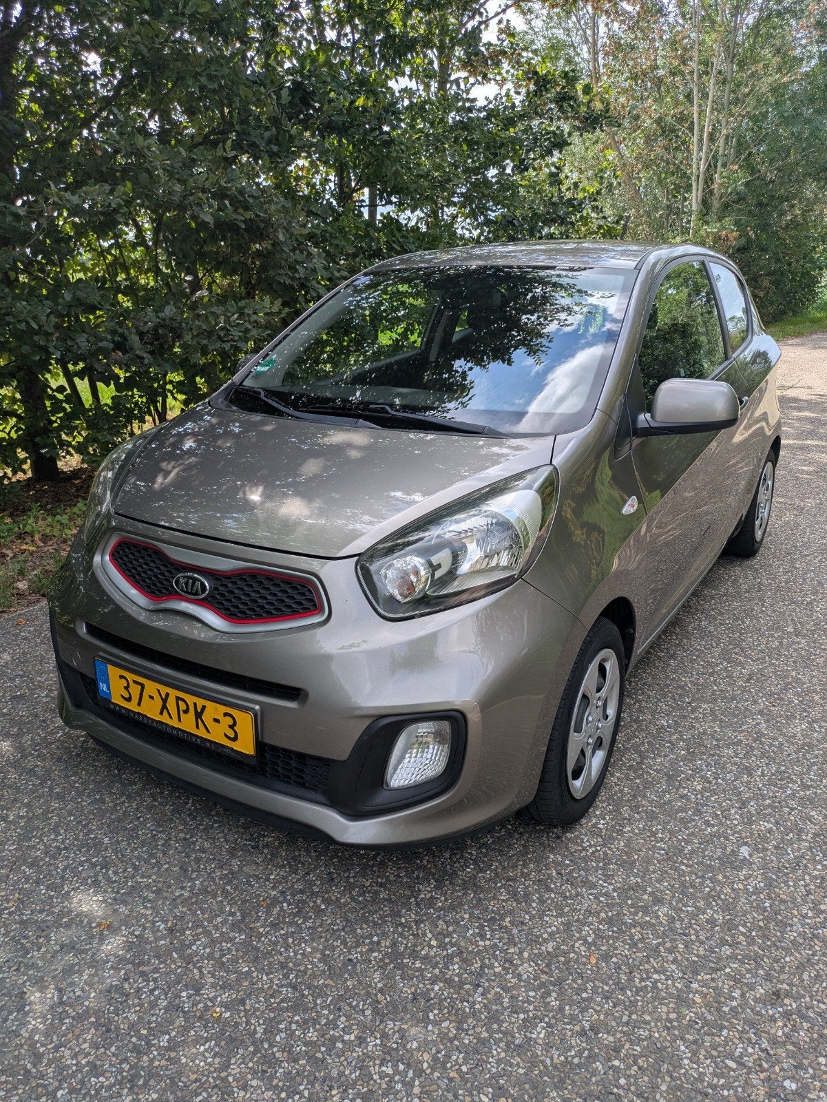 Kia Picanto 1.2 Cvvt 3-DRS 2012 Grijs, Voorwielaandrijving, Euro 5, Stof, Zwart