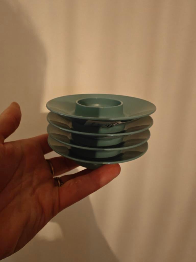 Mepal Vintage Retro Lichtblauwe Eierdopjes - Nieuw, Huis en Inrichting, Keuken | Keukenbenodigdheden, Kunststof, Nieuw, Ophalen of Verzenden