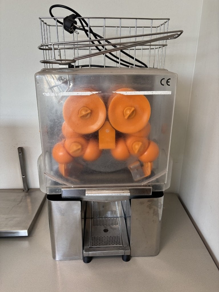professionele automatische sinasappelpers, Ophalen, Gebruikt, Elektrisch