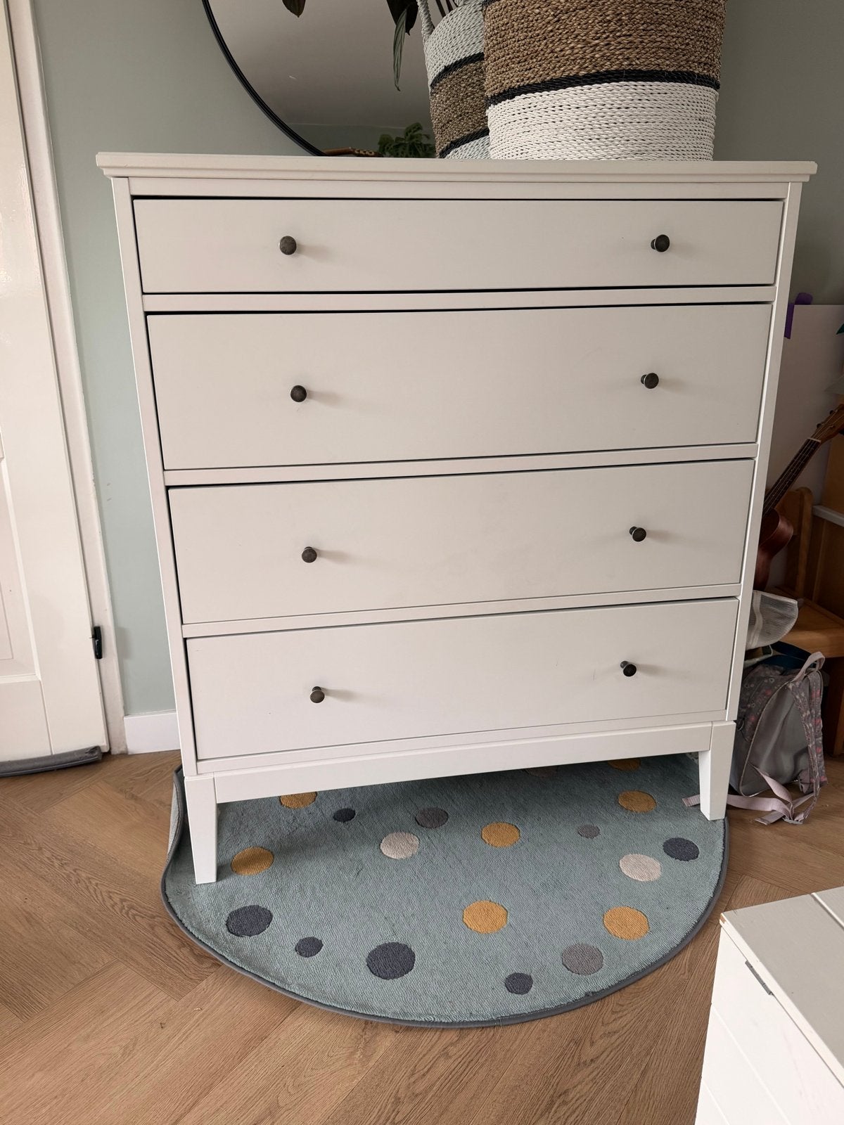 IKEA IDANÄS Ladekast wit, 104x118 cm, Ophalen, 100 tot 150 cm, 50 tot 100 cm, Zo goed als nieuw