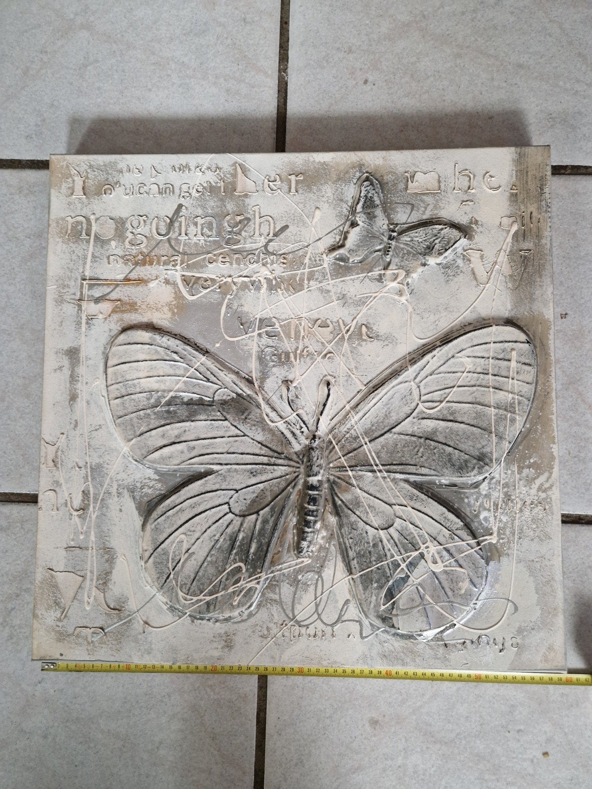Vlinder canvas, Ophalen, Schilderij