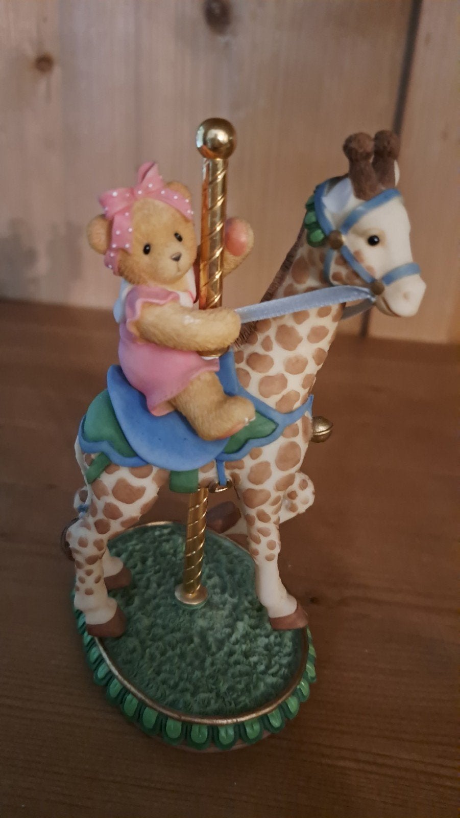 Cherished Teddies carroussel beeldjes, Ophalen of Verzenden, Zo goed als nieuw, Beeldje, Cherished Teddies